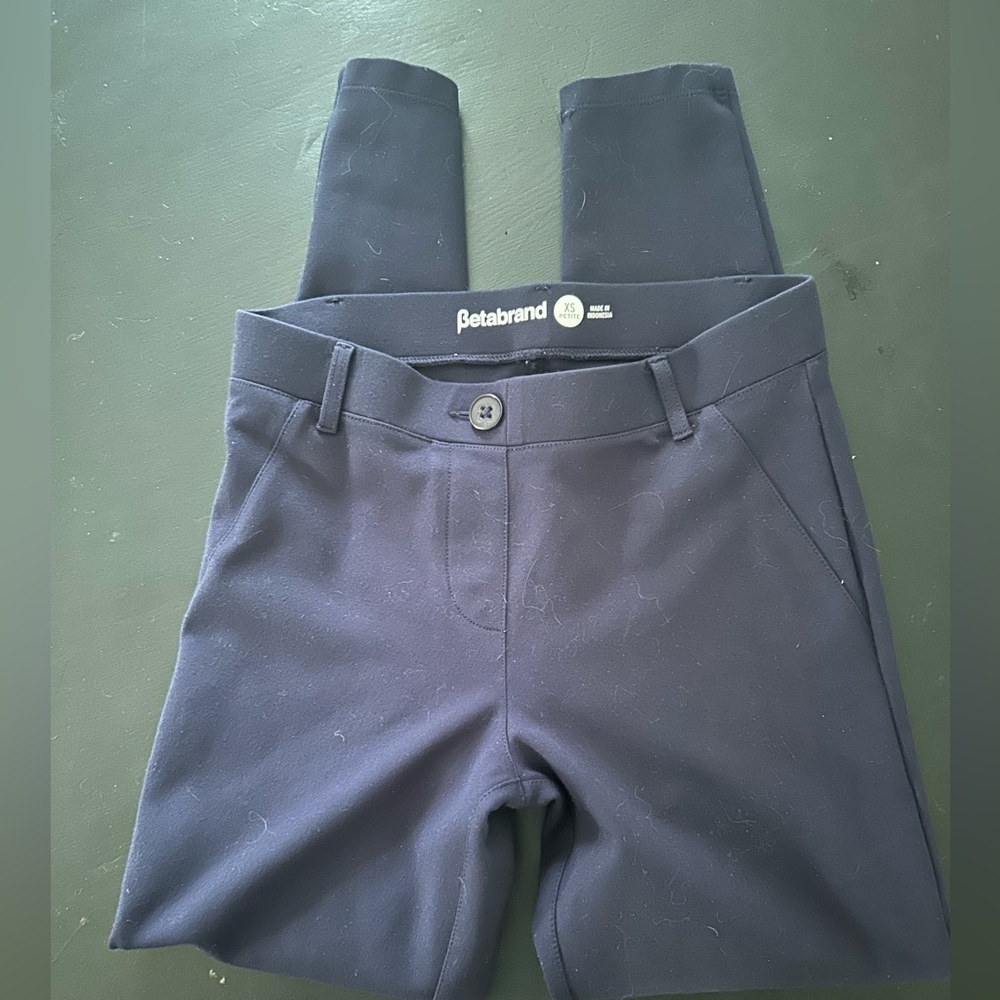 BetaBrand classic dress Pant Yoga Navy Blue